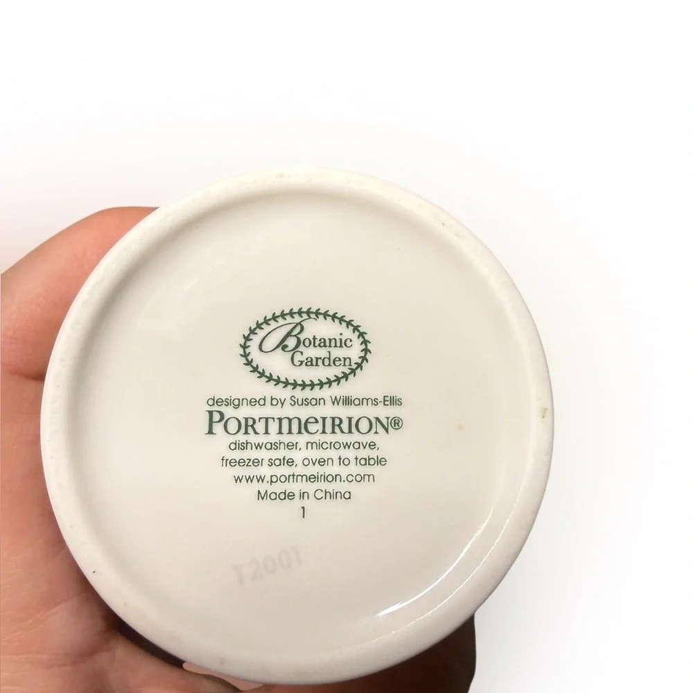 Portmeirion Botanic Garden Herb Jars – Basil & Peppercorn (Set of 2)